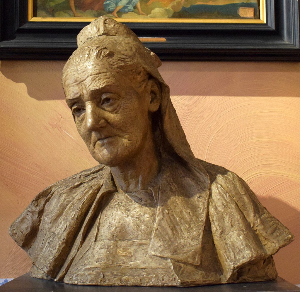 Marie GALLAUD (Paris 1867 - Neuilly-sur-Seine 1945), Vieille Bretonne (1896)-photo-5