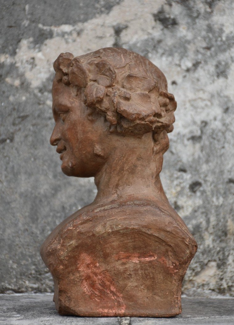 École française, Buste de faune (vers 1800) -photo-4