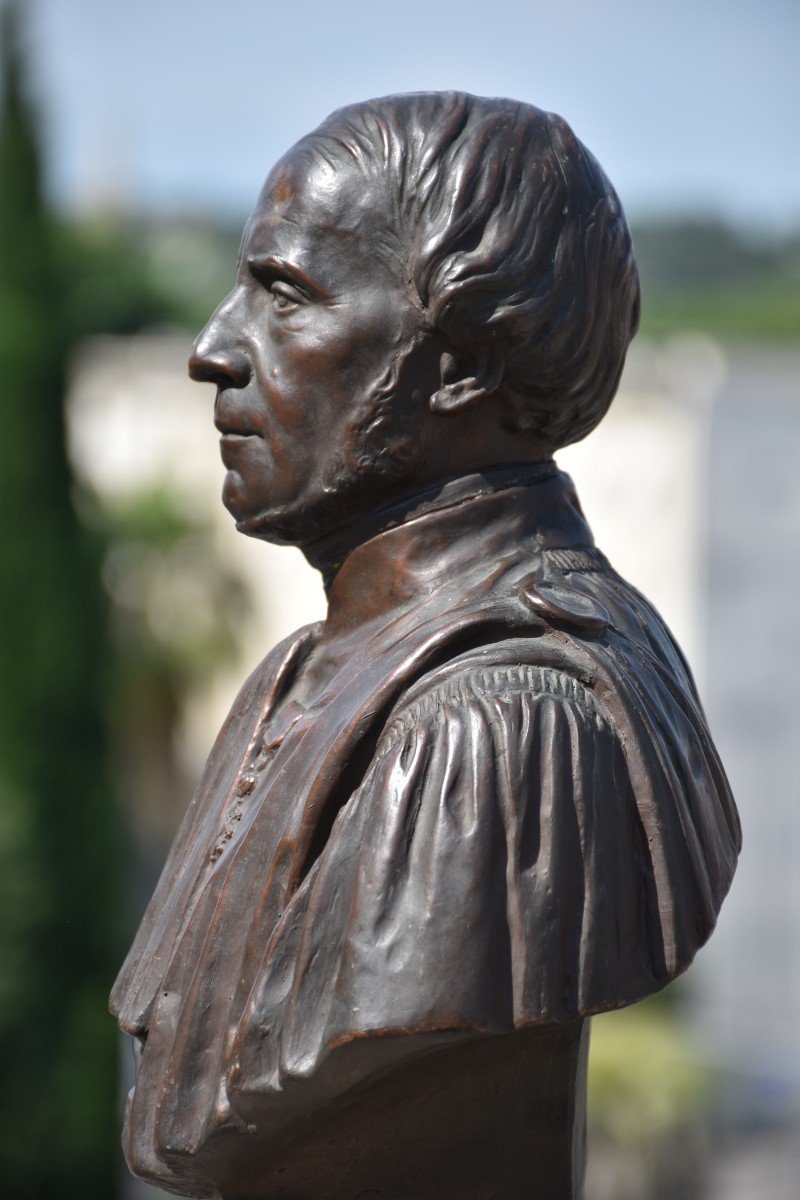 Gustave Crauk, Buste de l’avocat François Lucien de Valroger (vers 1870)-photo-1