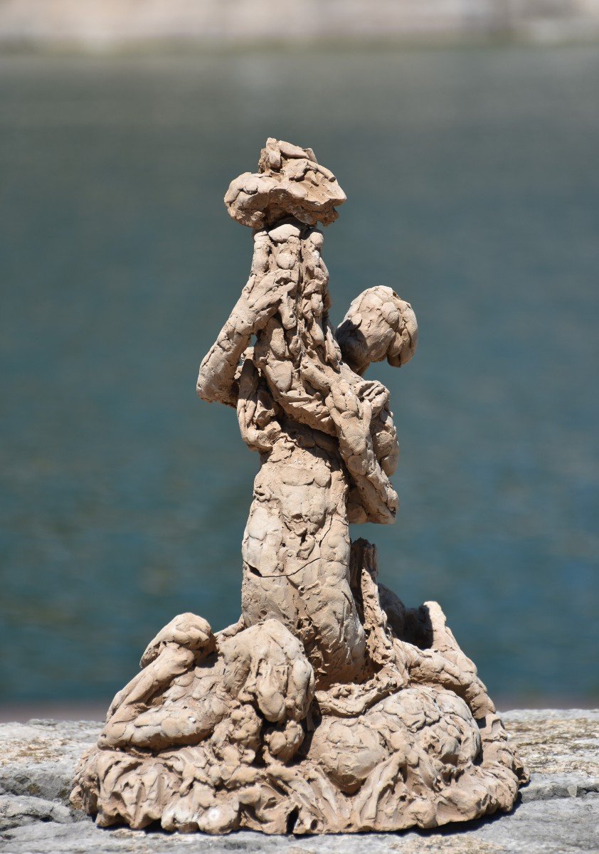 Joseph Gazan, Project For A Fountain (circa 1930)-photo-3