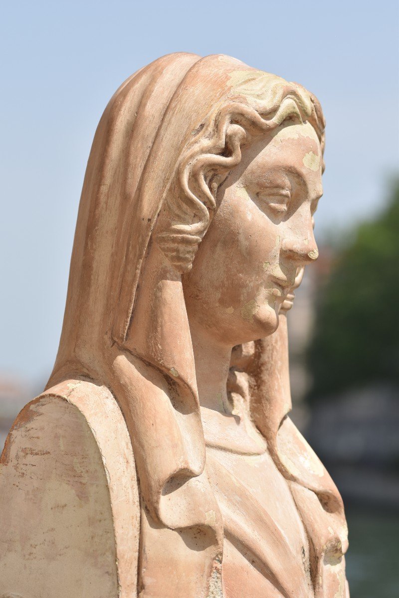 Joseph Gazan, Head Of The Virgin (circa 1940)-photo-4