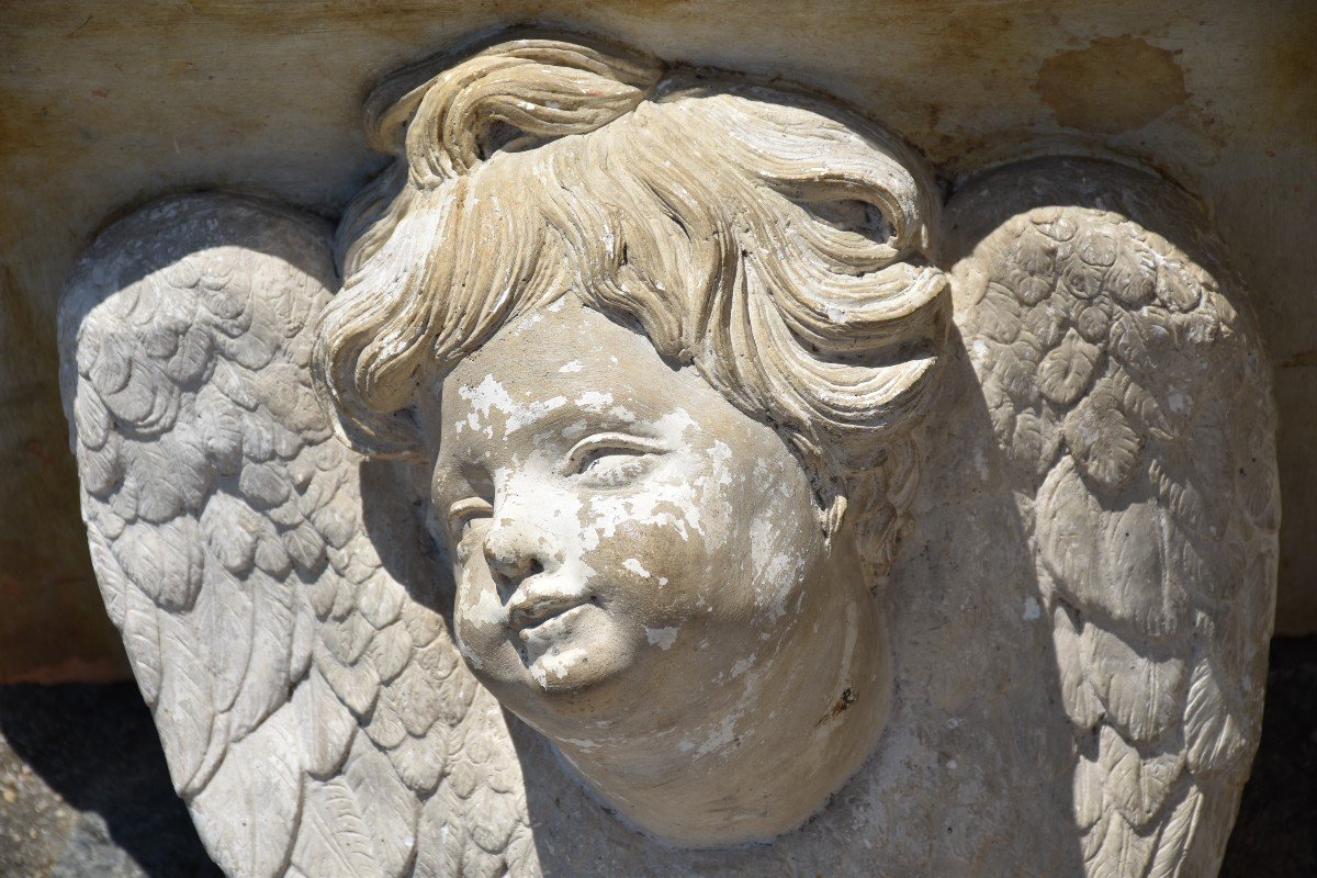 Jules Naudet, Two Consoles With Angels  (1875)