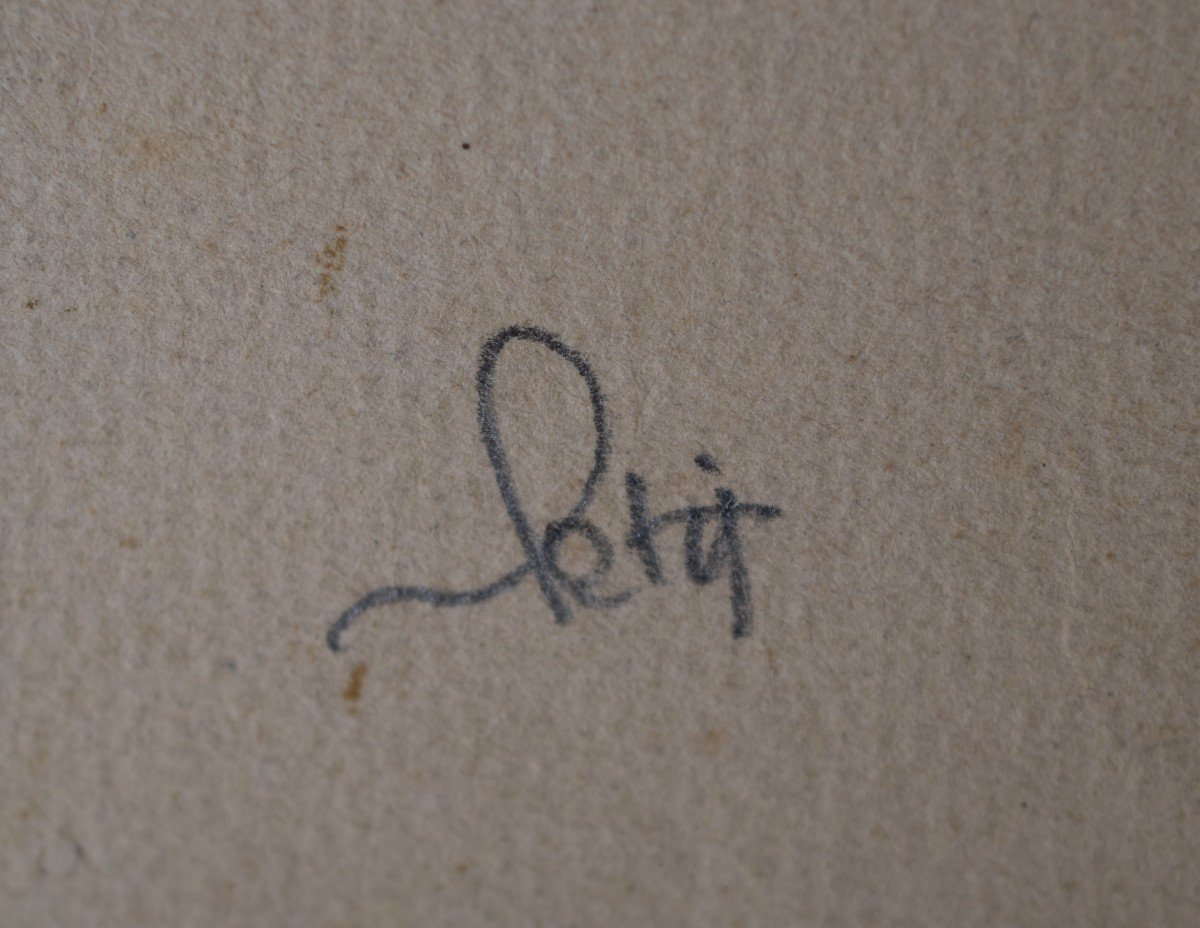 Hippolyte Léty, Femme au lit (vers 1920)-photo-1