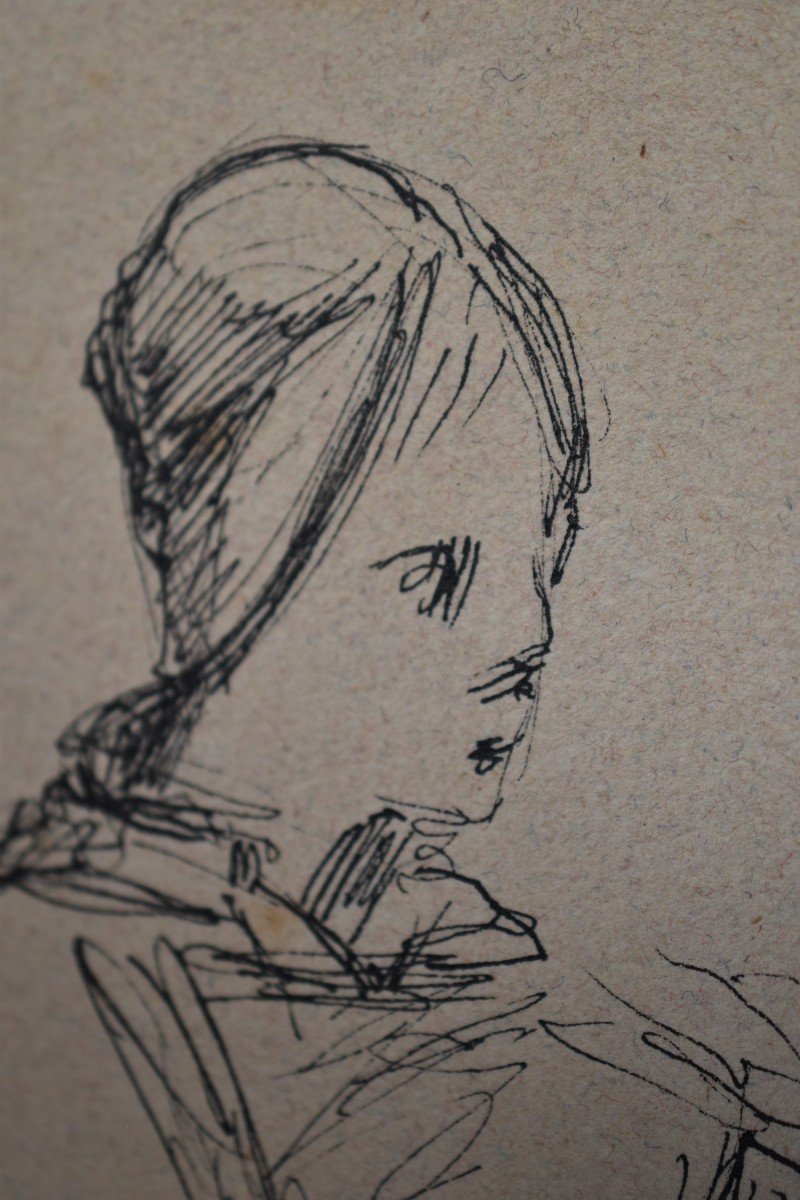 Hector Lemaire, A Young Sculptor Contemplating His Work (circa 1880)-photo-2