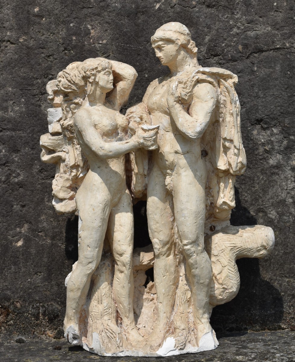 François Antoine ROUME (Marseille 1873 - Buenos Aires 1960), Gyptis et Protis (vers 1910)