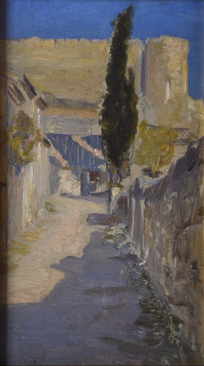 Jean-Louis  CHOREL (Lyon 1875 - Villeurbanne 1946), Villeneuve-lès-Avignon (1919)