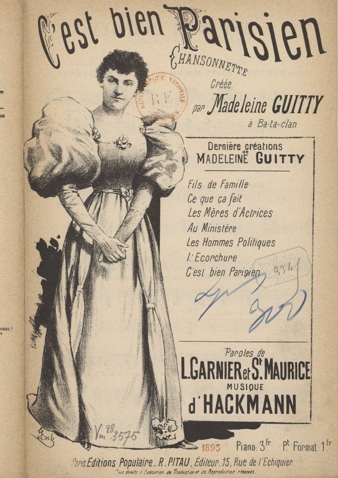 Eugène Marioton, Portrait de Madeleine Guitty portant des lunettes (vers 1900)-photo-2
