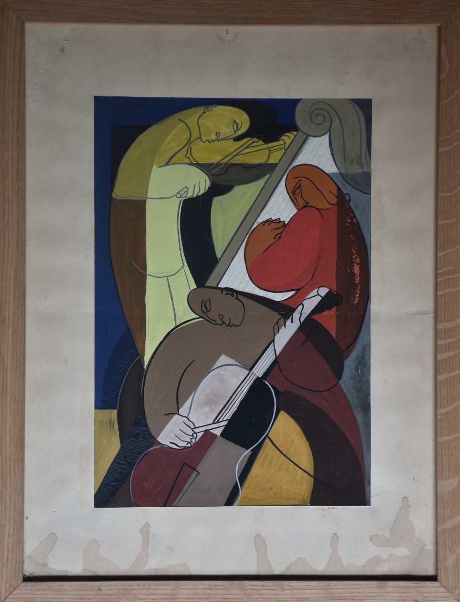 André Auclair, Les 3 musiciens (vers 1930)-photo-2