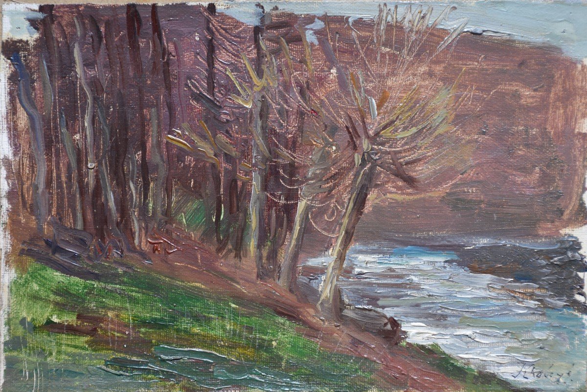 Jean Chaleyé, Woods And River, Probably The Loire (circa 1910)