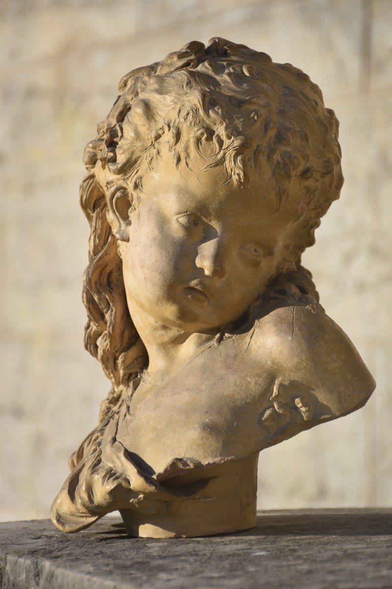 Anton Nelson, Bust Of A Girl (c. 1890)-photo-2