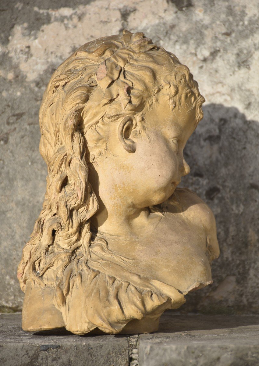 Anton Nelson, Bust Of A Girl (c. 1890)-photo-3