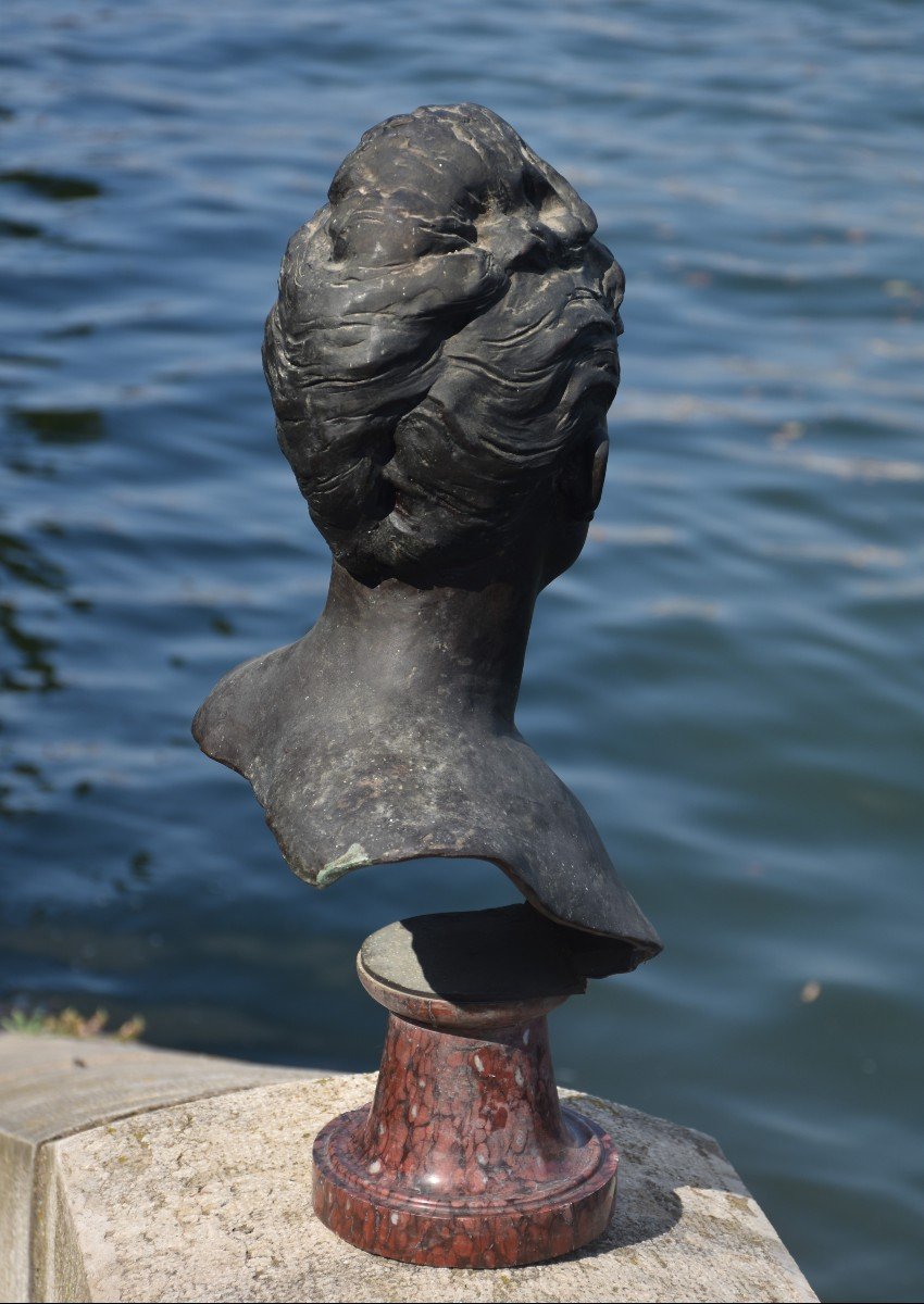 Léopold BERNSTAMM (Riga 1859 - Menton 1939), Portrait de femme (vers 1900)-photo-4