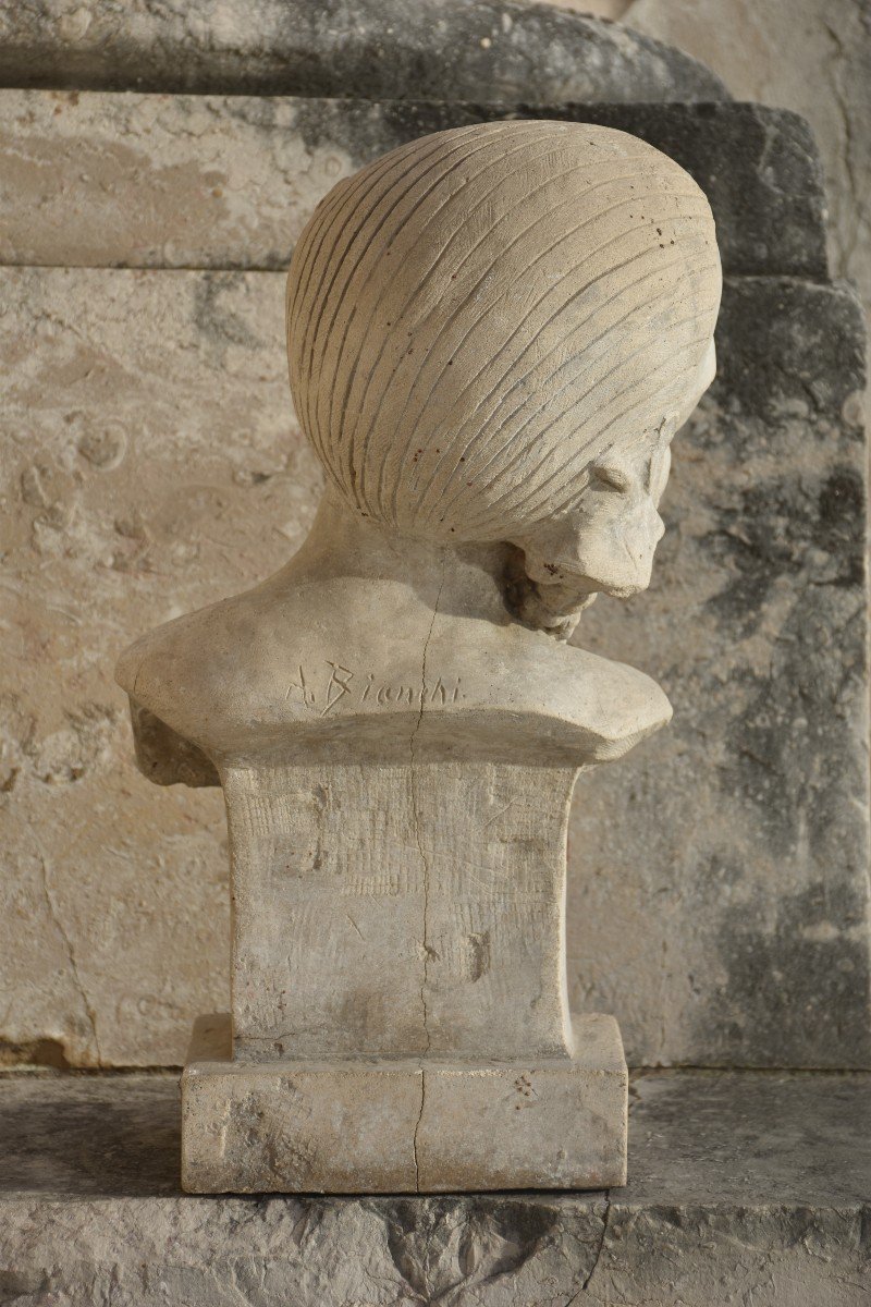 Aimée Bianchi, Head Of A Bacchante (1928)-photo-3