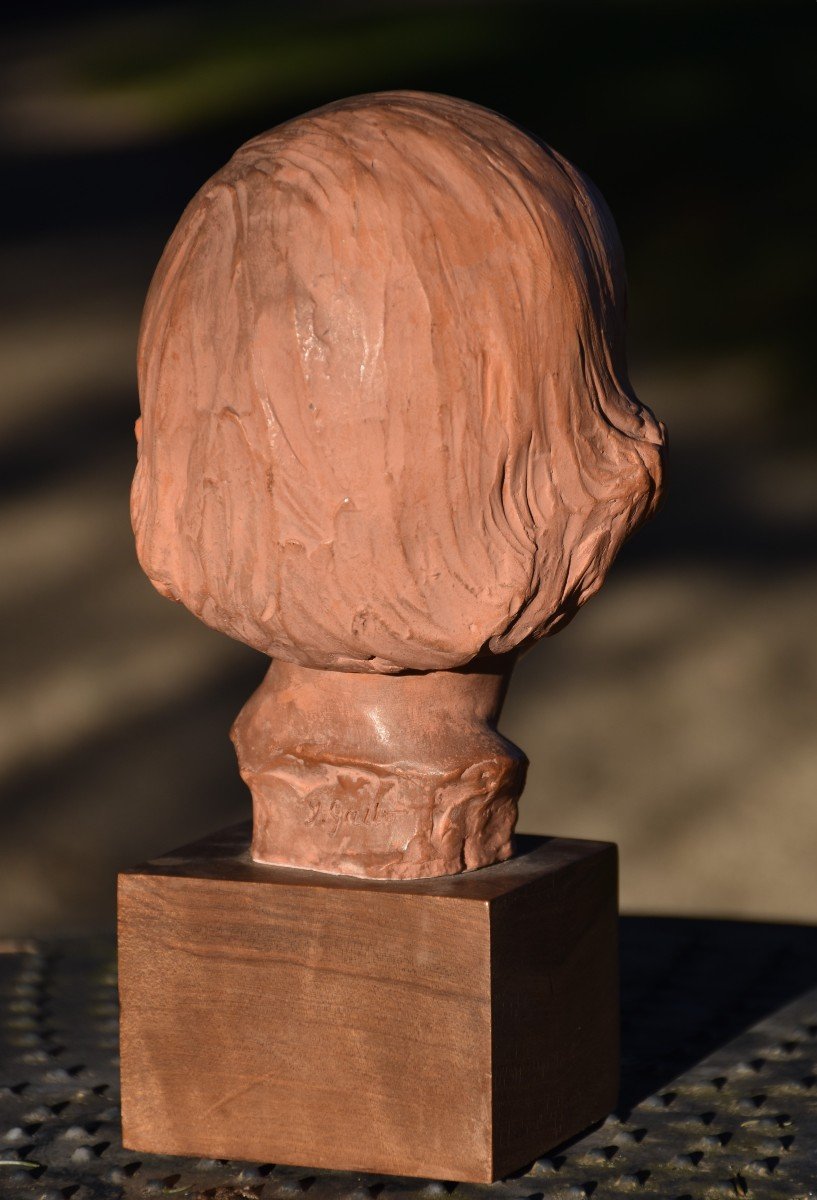 Ignacio Gallo (valladolid 1887 - Paris 1935), Bust Of A Child (circa 1920)-photo-4