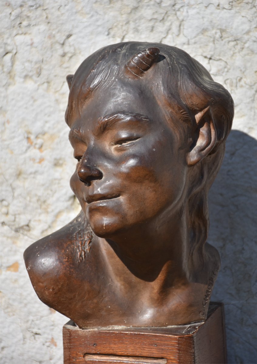 Clotaire Champy (varzy 1887 - Paris 1960), Faunesse (circa 1925)-photo-2