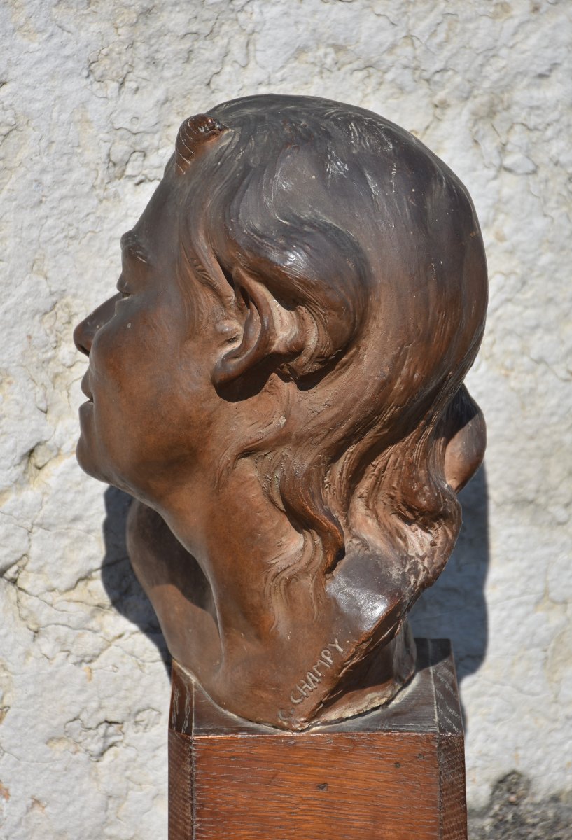 Clotaire Champy (varzy 1887 - Paris 1960), Faunesse (circa 1925)-photo-3