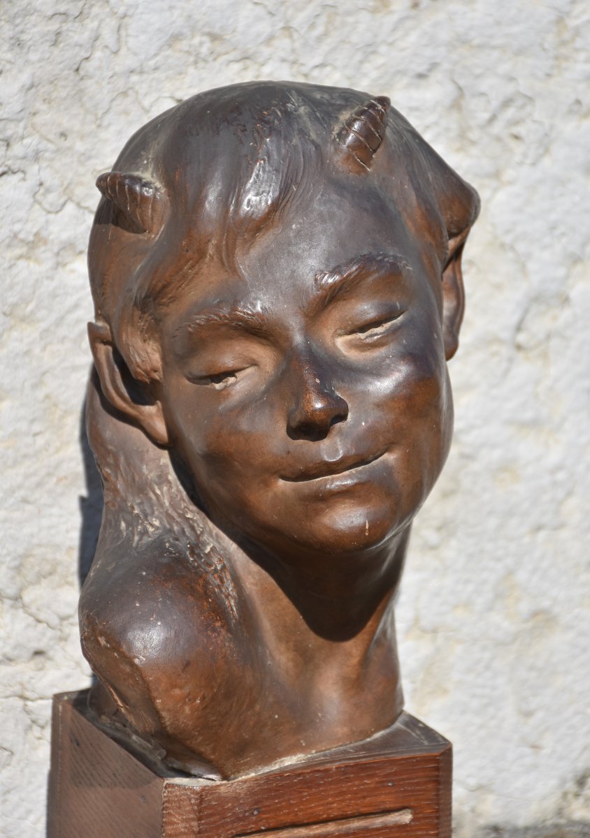 Clotaire Champy (varzy 1887 - Paris 1960), Faunesse (circa 1925)-photo-2
