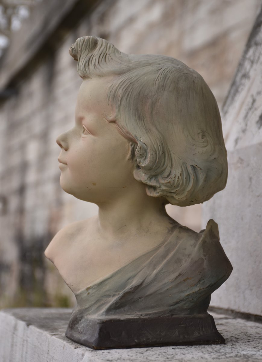 Michel De Tarnowsky, Head Of A Boy (circa 1910)-photo-3