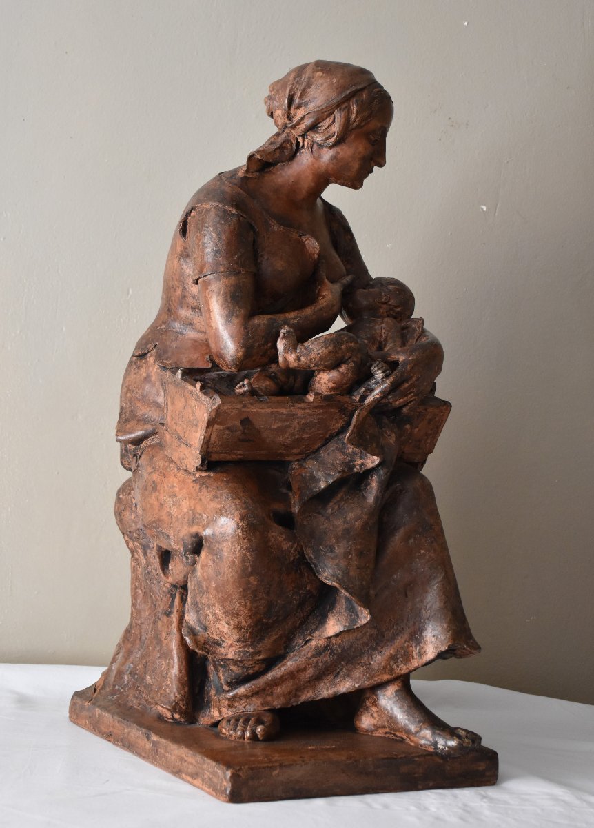Claude-marie Devenet (uchizy 1851 - Paris 1931), The Mother (1882)-photo-4