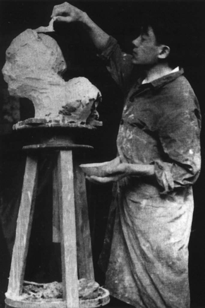 Flaminio BERTONI (Masnago 1903 - Antony 1964), Tête d’homme barbu (1938)-photo-5