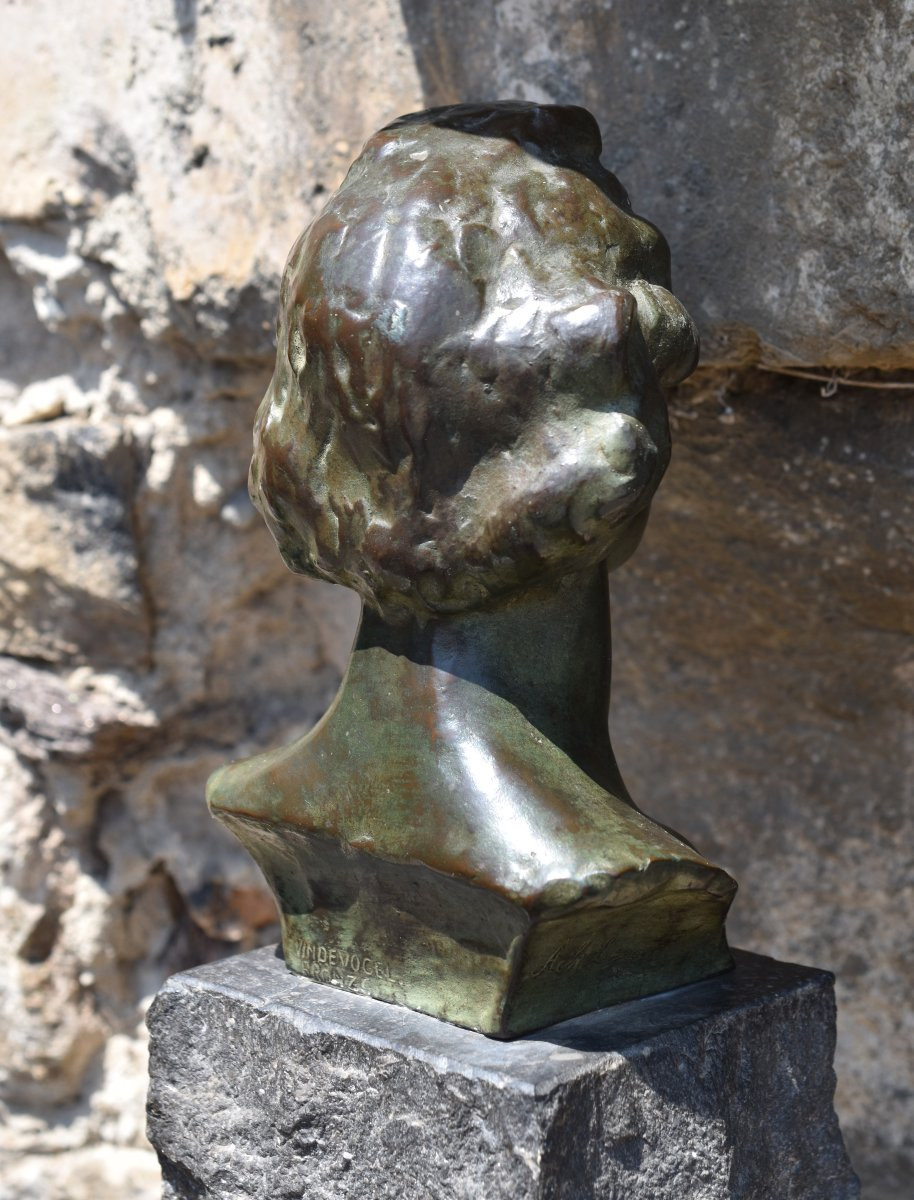 Achiel Leys (bruges 1873 - Ghent 1953), Head Of A Young Man (circa 1920)-photo-4