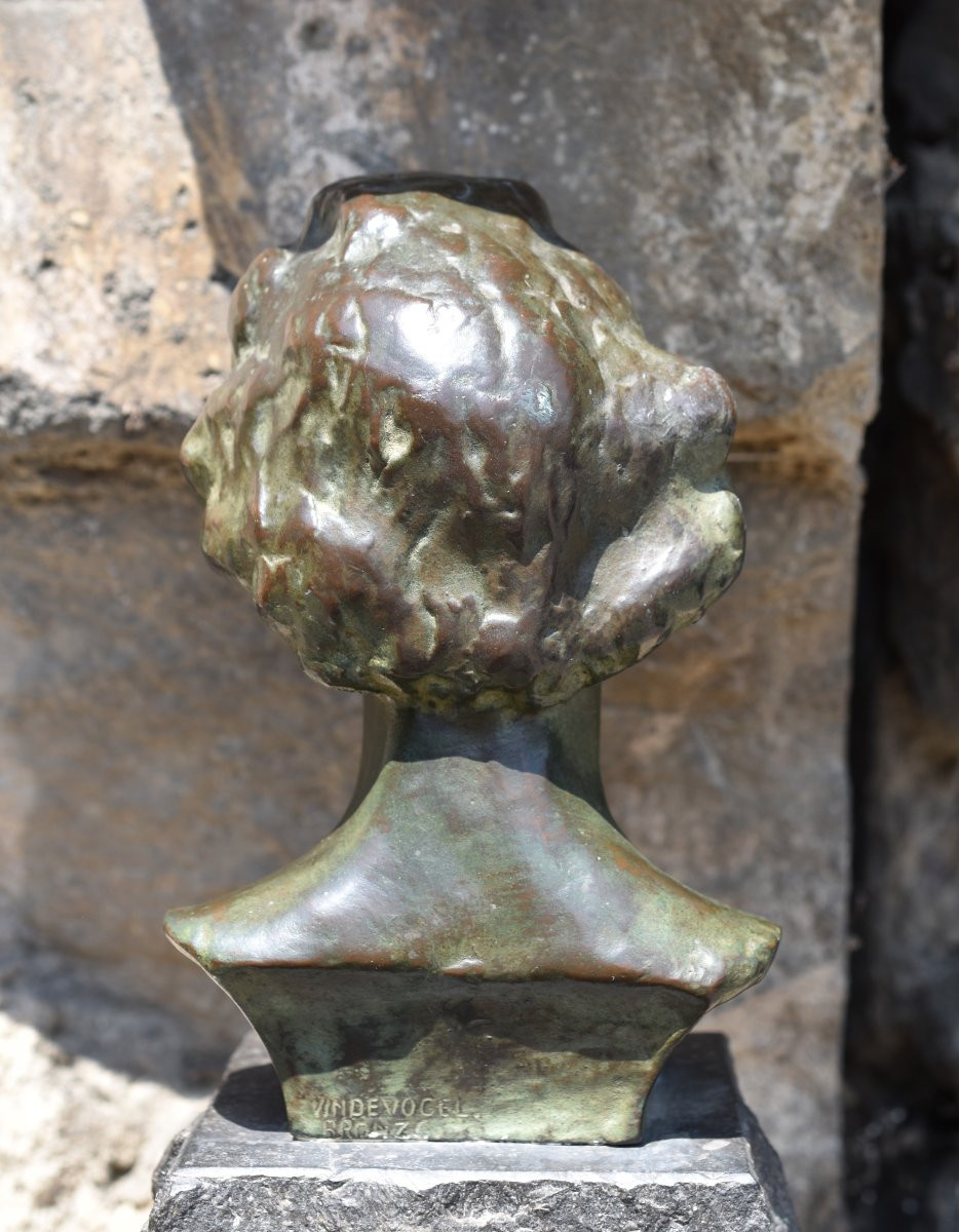Achiel Leys (bruges 1873 - Ghent 1953), Head Of A Young Man (circa 1920)-photo-4