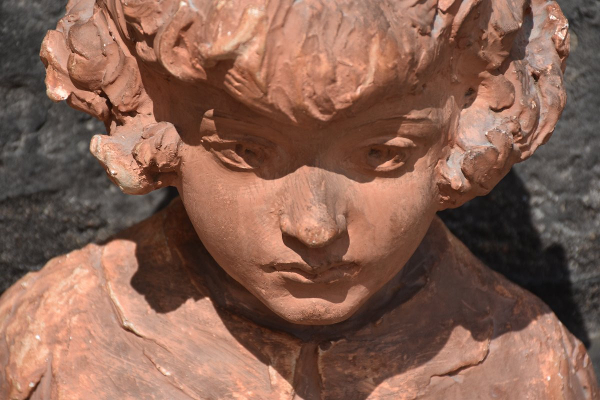 Félix Benneteau-desgrois (paris 1879 - Nogent-sur-marne 1963), Portrait Of A Girl (circa 1910)-photo-4