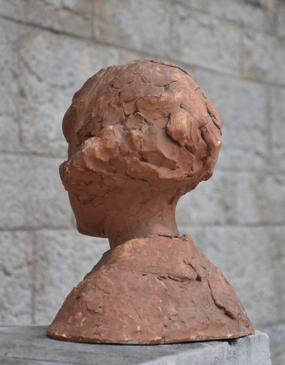 Félix Benneteau-desgrois (paris 1879 - Nogent-sur-marne 1963), Portrait Of A Girl (circa 1910)-photo-8