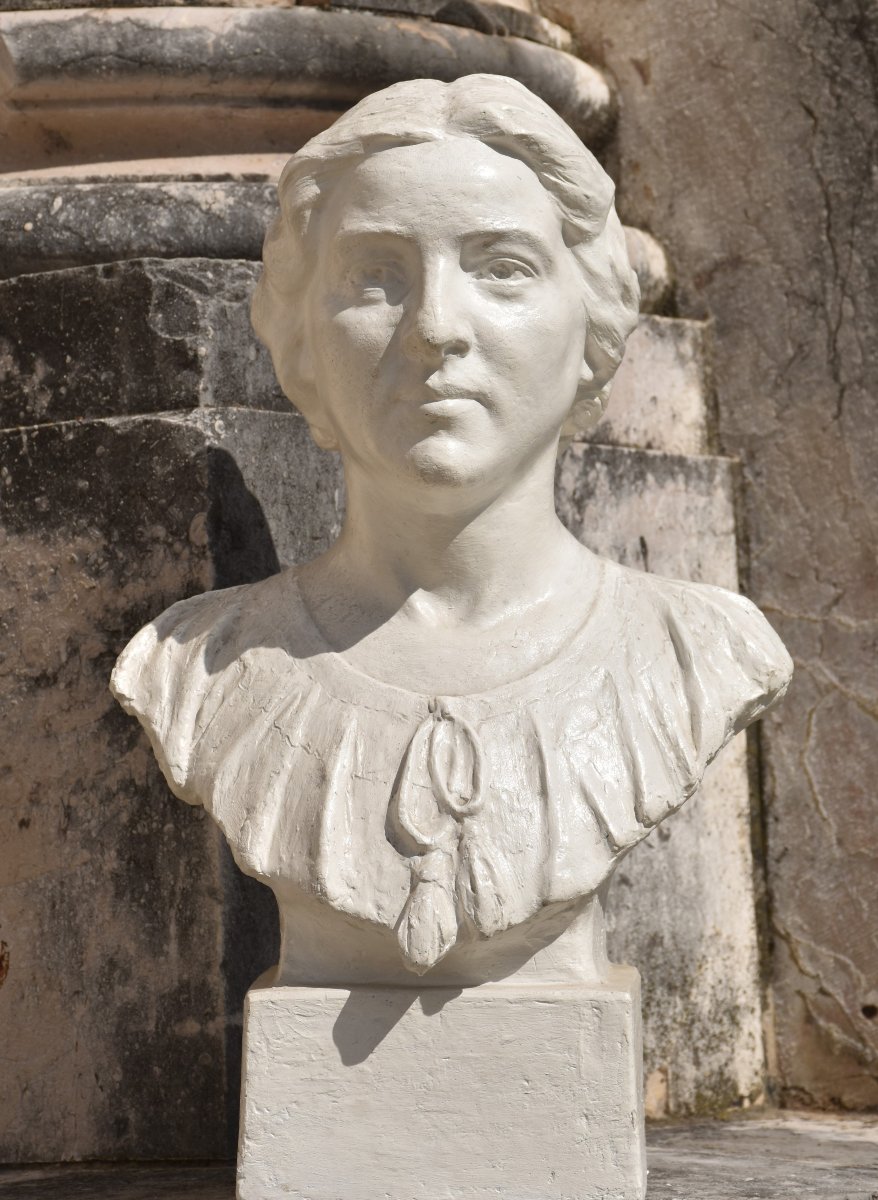 Jean TARRIT (Châtillon-sur-Chalaronne 1865 - Tanger 1950), Portrait de femme (Casablanca, 1938)-photo-2