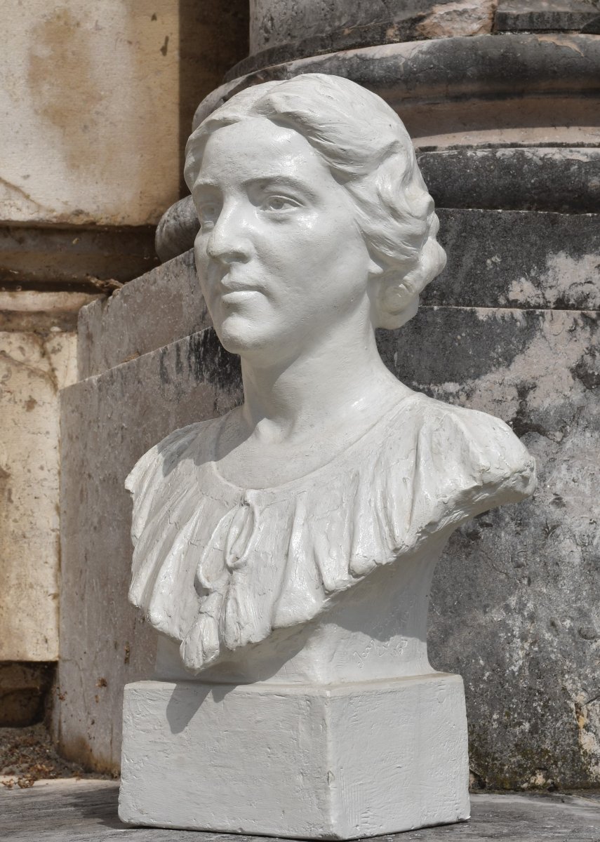 Jean TARRIT (Châtillon-sur-Chalaronne 1865 - Tanger 1950), Portrait de femme (Casablanca, 1938)-photo-5