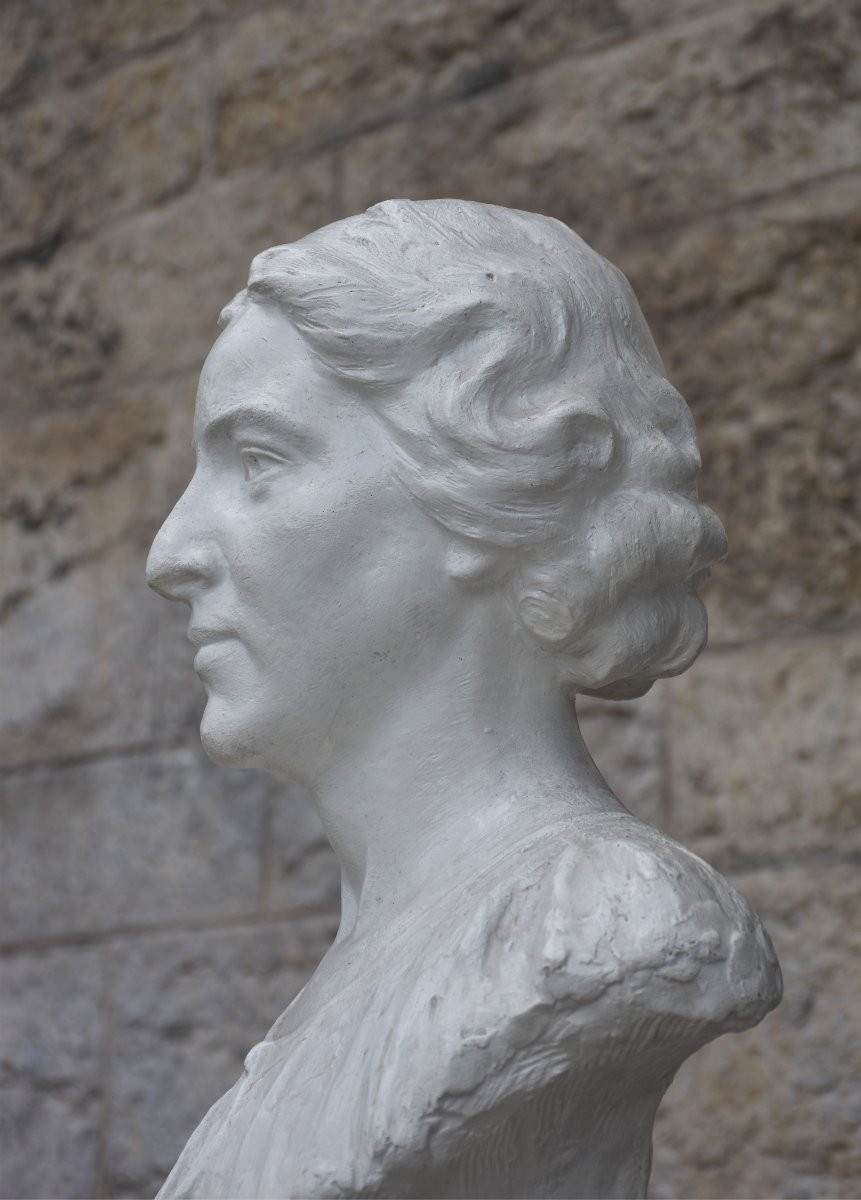 Jean TARRIT (Châtillon-sur-Chalaronne 1865 - Tanger 1950), Portrait de femme (Casablanca, 1938)-photo-6