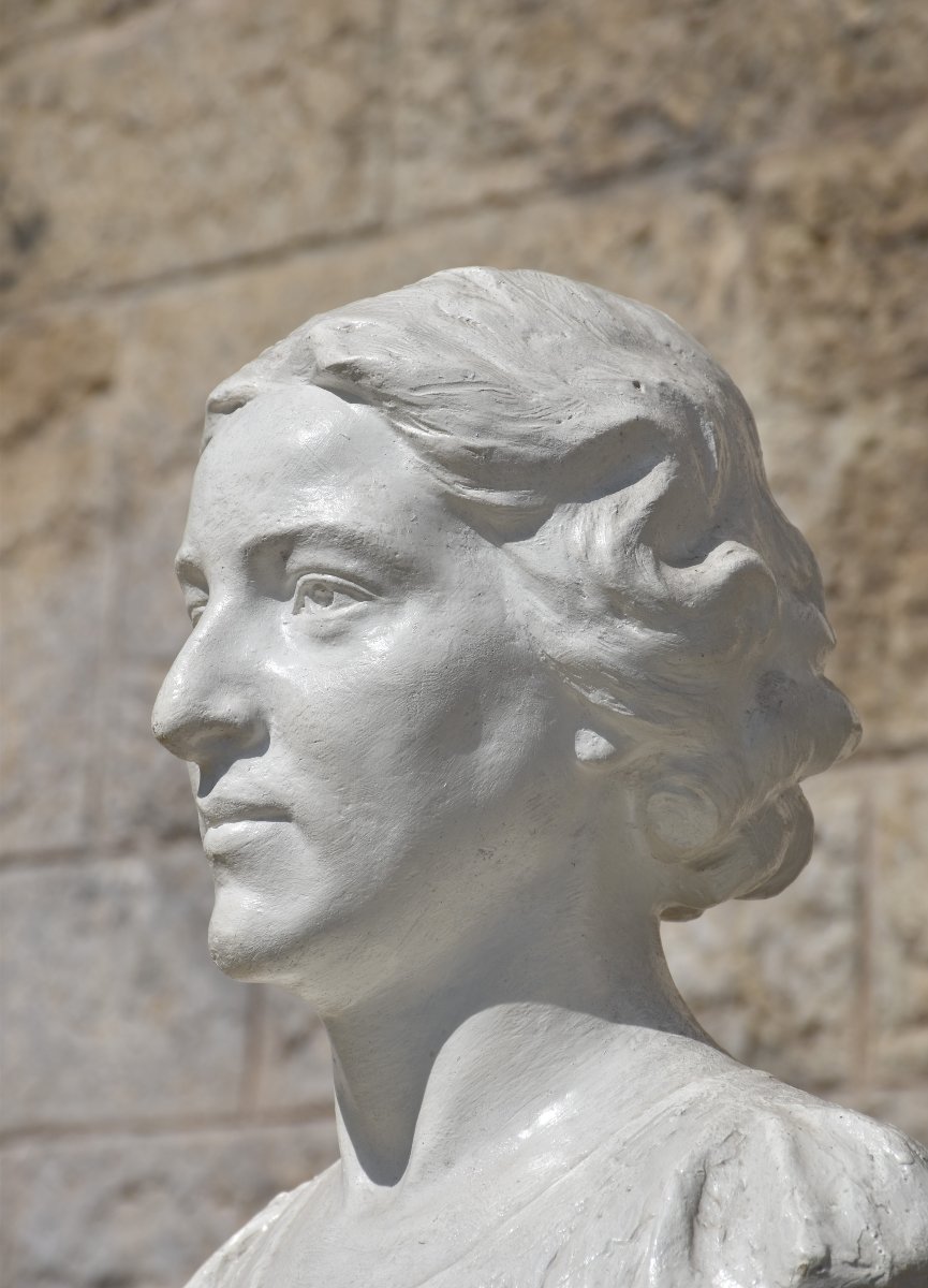 Jean TARRIT (Châtillon-sur-Chalaronne 1865 - Tanger 1950), Portrait de femme (Casablanca, 1938)-photo-7