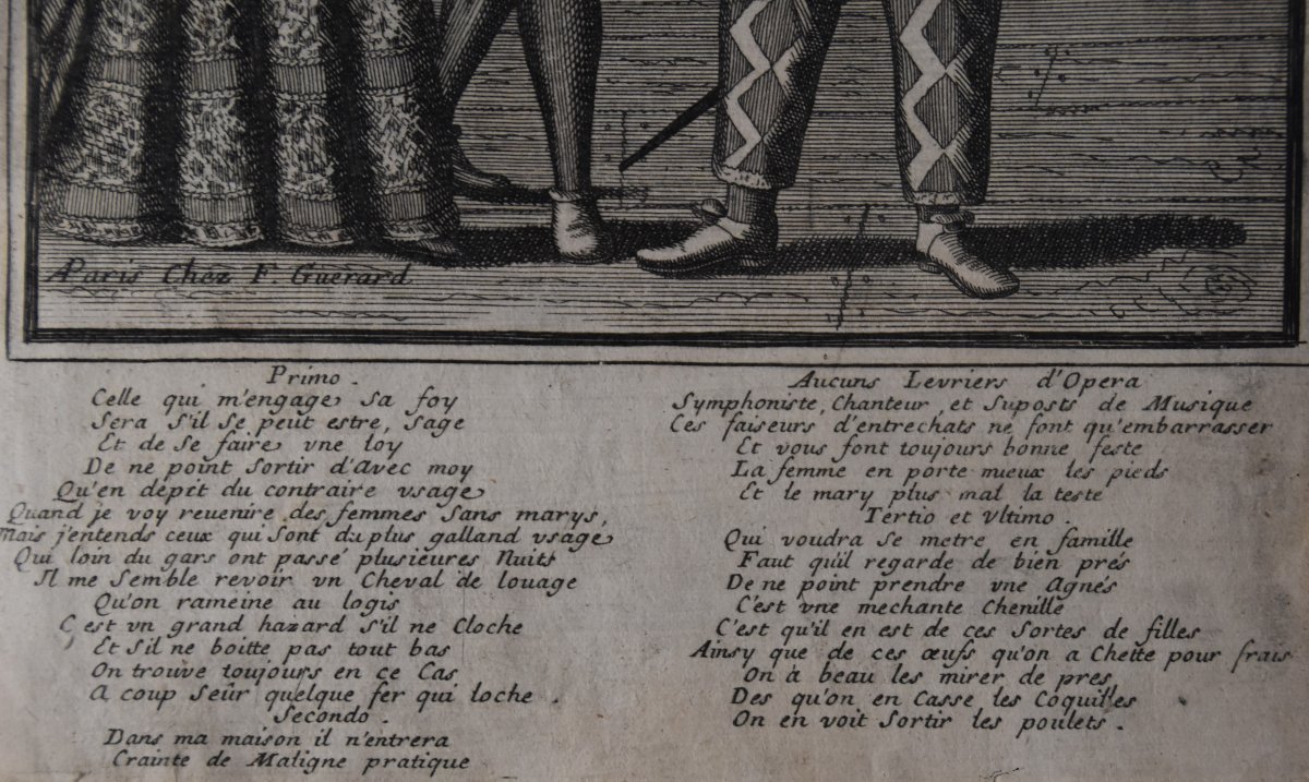 François GUÉRARD (vers 1660 - 1732), Scène d'une pièce de la comédie italienne (vers 1690)-photo-3