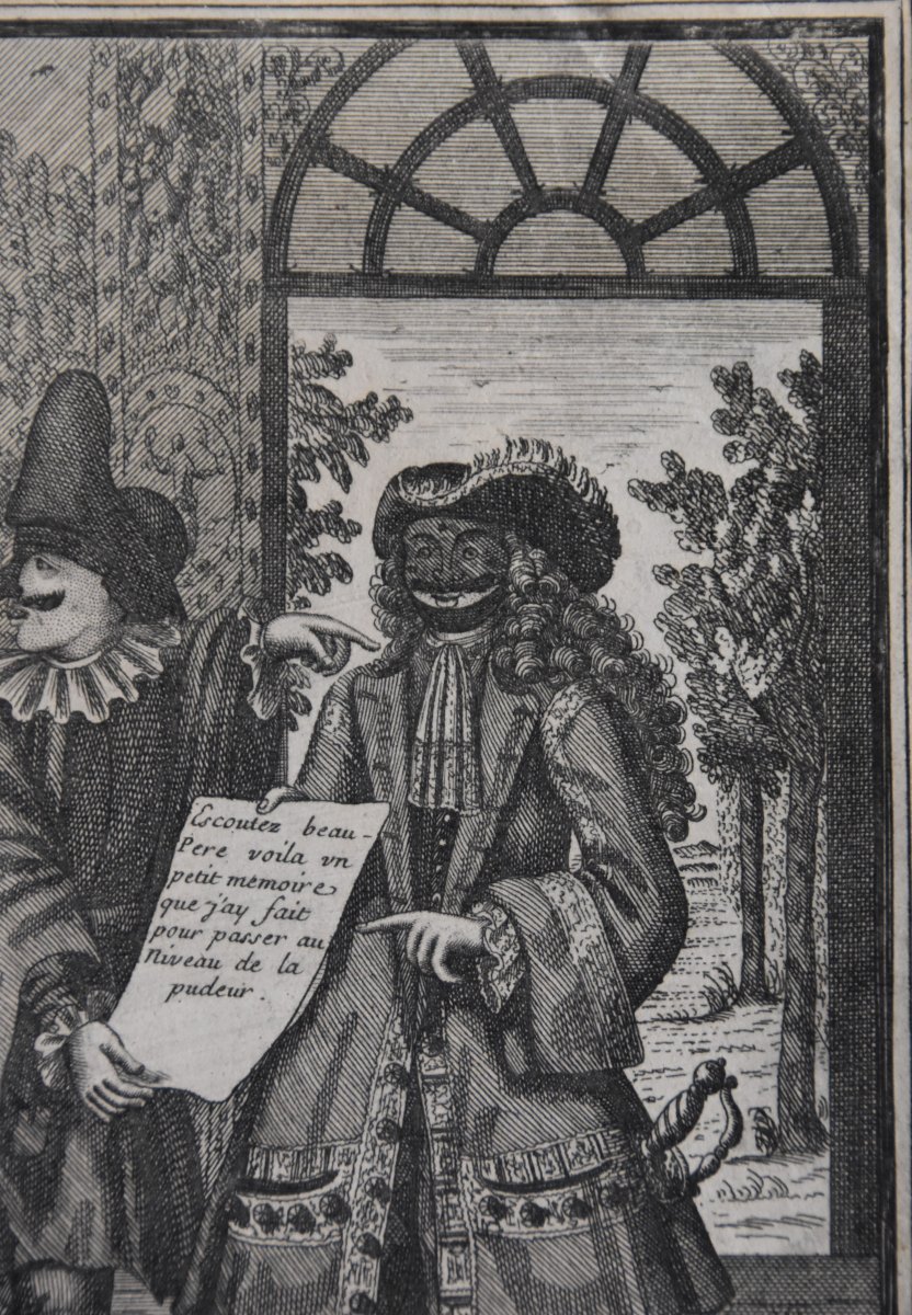 François GUÉRARD (vers 1660 - 1732), Scène d'une pièce de la comédie italienne (vers 1690)-photo-4