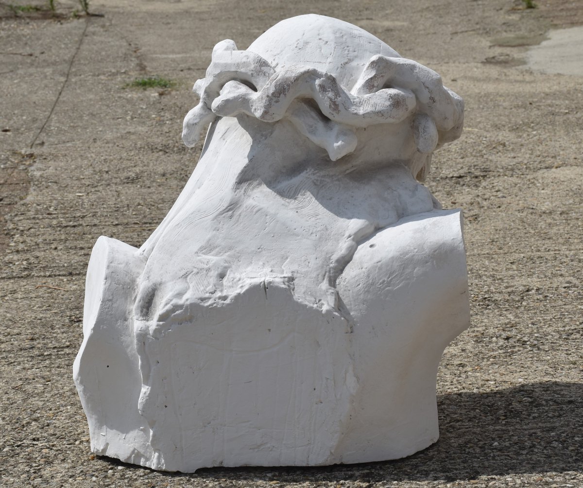 Lucien FENAUX (1911 - 1969), Christ à la couronne d'épines (vers 1950)-photo-4