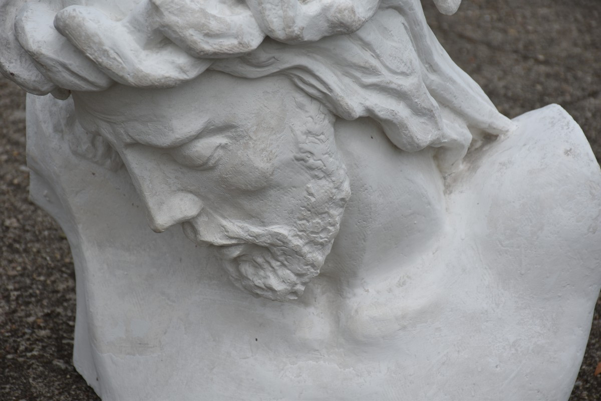 Lucien FENAUX (1911 - 1969), Christ à la couronne d'épines (vers 1950)-photo-2