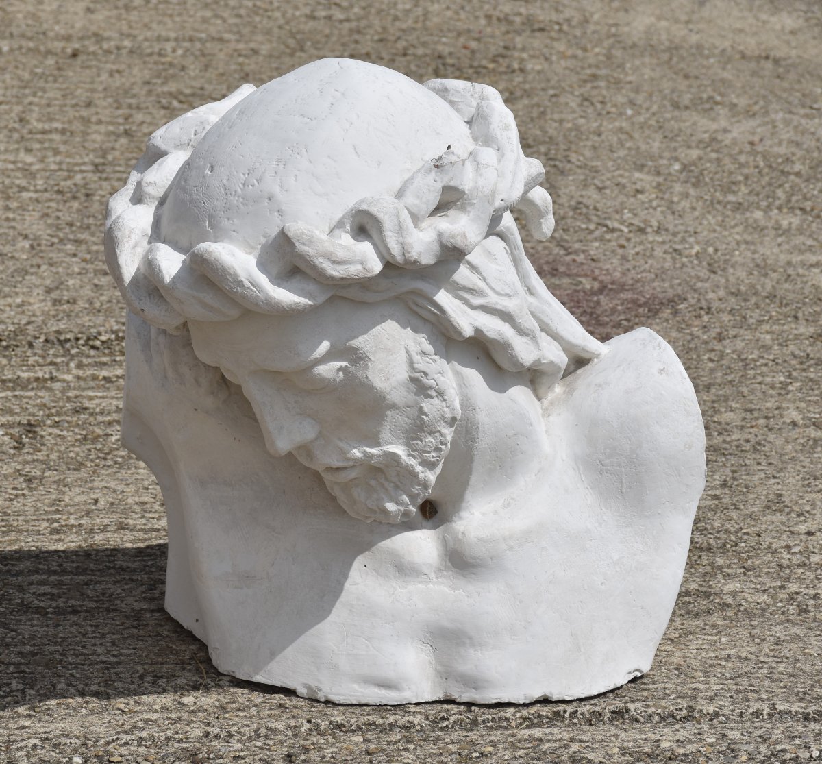 Lucien FENAUX (1911 - 1969), Christ à la couronne d'épines (vers 1950)-photo-2