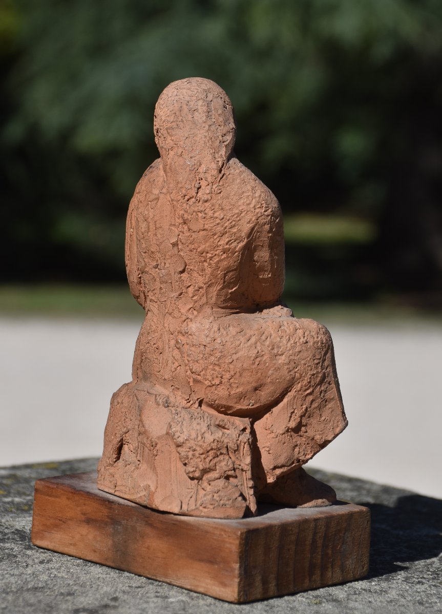 Henri-Paul REY (Pesmes 1904 - Paris 1981), Mère allaitant son enfant (vers 1950)-photo-5