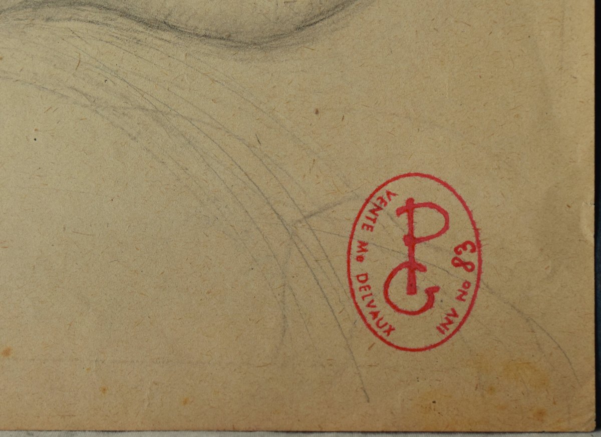 Georges PICARD (Remiremont 1857 - Yzeures-sur-Creuse 1943), Angelot volant sur le dos (vers 190-photo-4