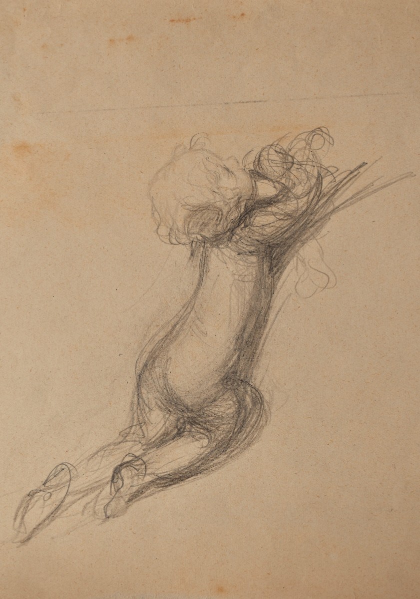 Georges Picard (remiremont 1857 - Yzeures-sur-creuse 1943), Flying Angel (circa 1900)
