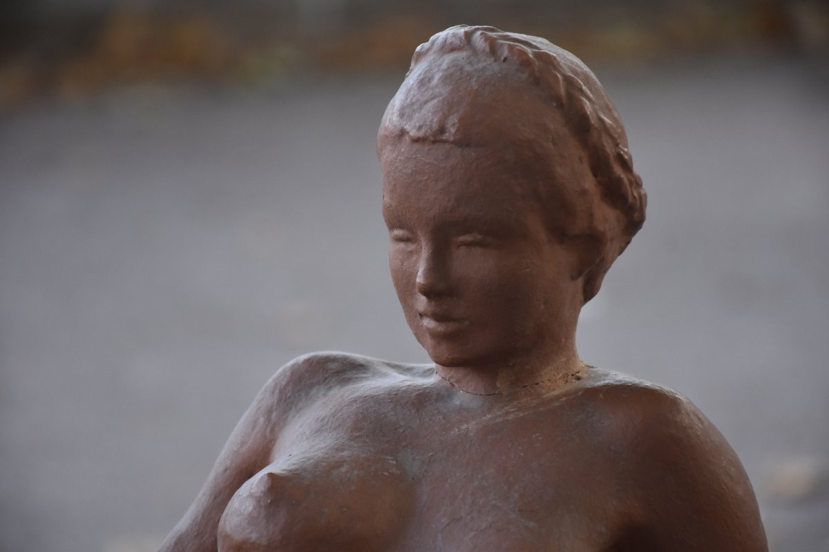 Jacqueline SARTORIO dite SARTO (Paris 1920 - Aix 2013), Femme nue allongée (vers 1950)-photo-4