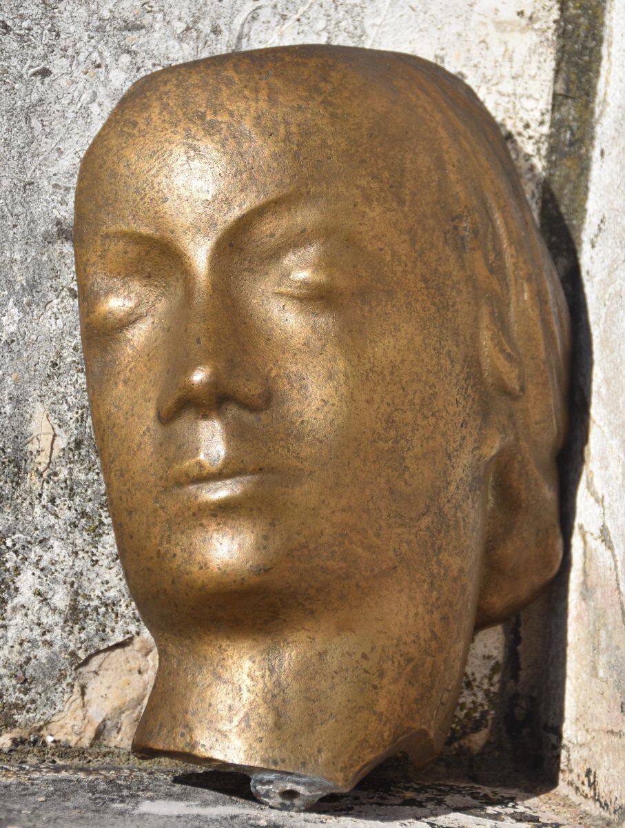 Francisque Lapandéry (sarcey 1910 - Dardilly 1961), Visage (circa 1940)-photo-2
