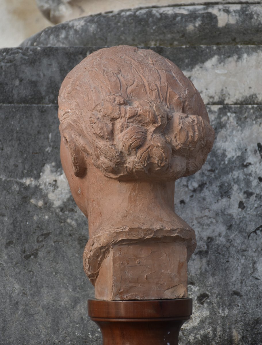Yani Pryas (bordeaux 1891 - Paris 1985), Bust Of A Woman (circa 1935)-photo-4