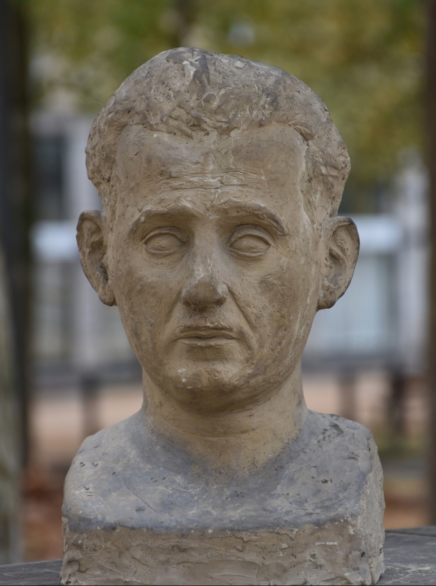 Charilaos DIKAIOS, Portrait du marchand d'art et collectionneur lyonnais Nicos Dhikeos (1942)