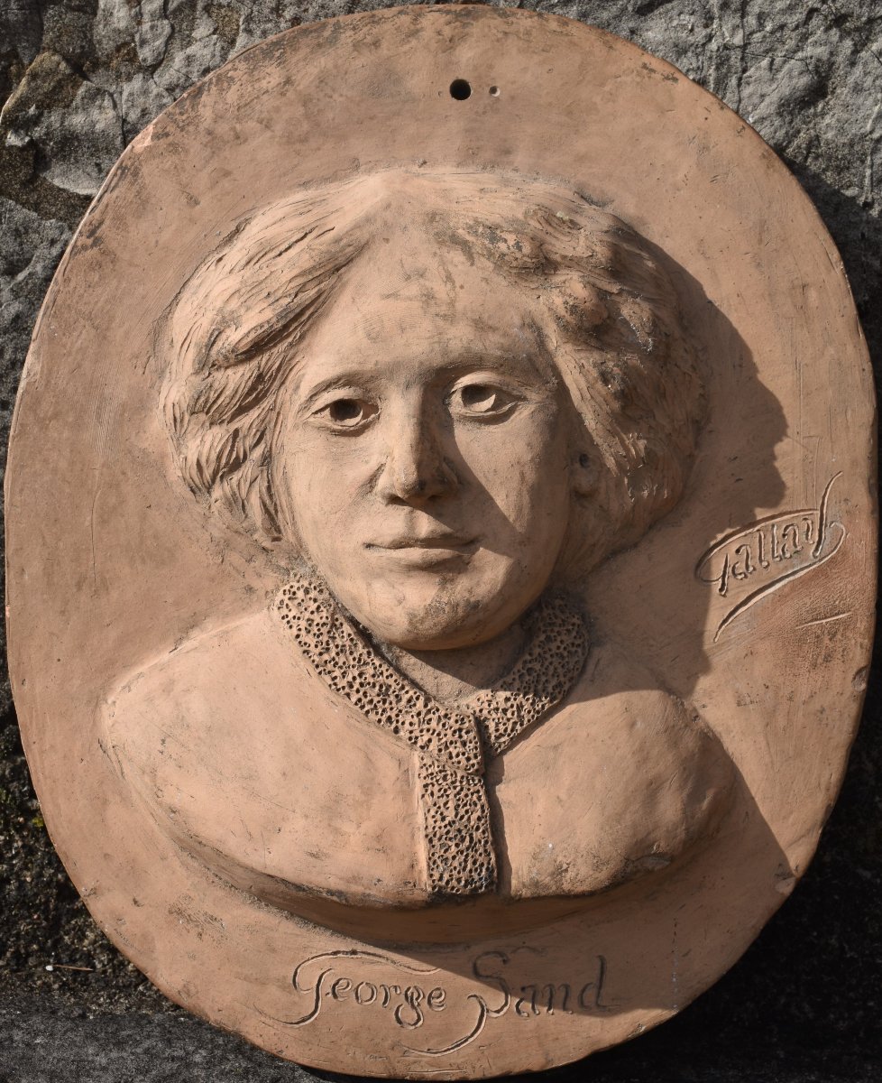 Portrait Medallion Of George Sand (circa 1890)