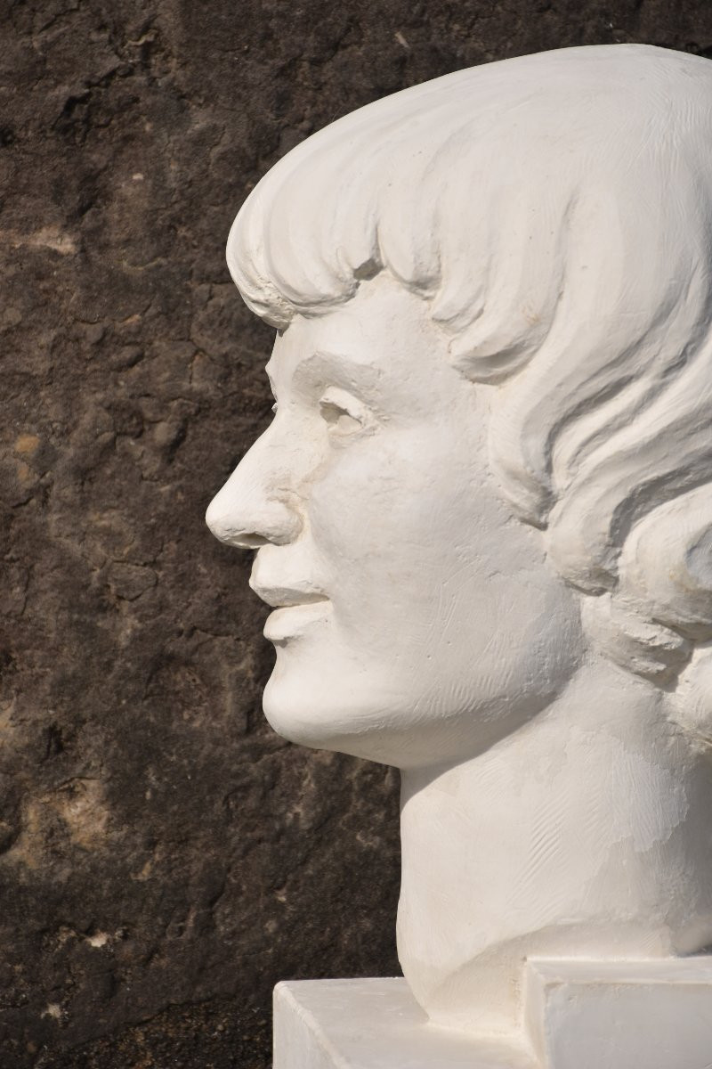 André LONGEON (Saint-Étienne, 1923-2010), Tête (vers 1950)-photo-4