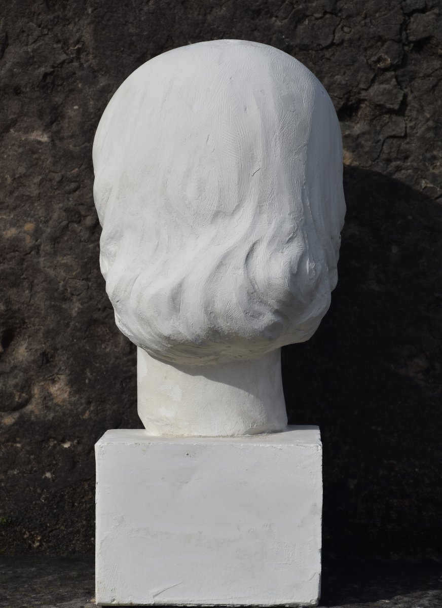 André LONGEON (Saint-Étienne, 1923-2010), Tête (vers 1950)-photo-5