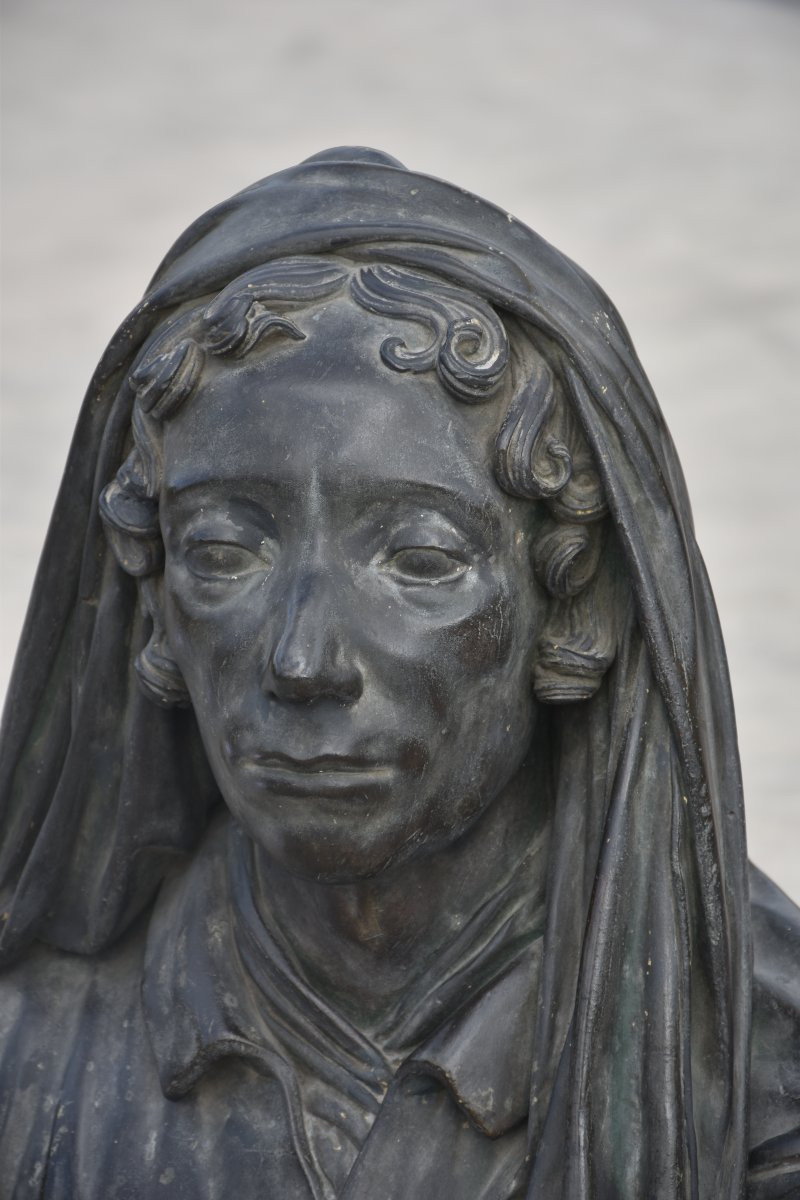 étienne-jules Ramey (paris, 1796 - 1852), Bust Of Veiled Figure (1822)-photo-3