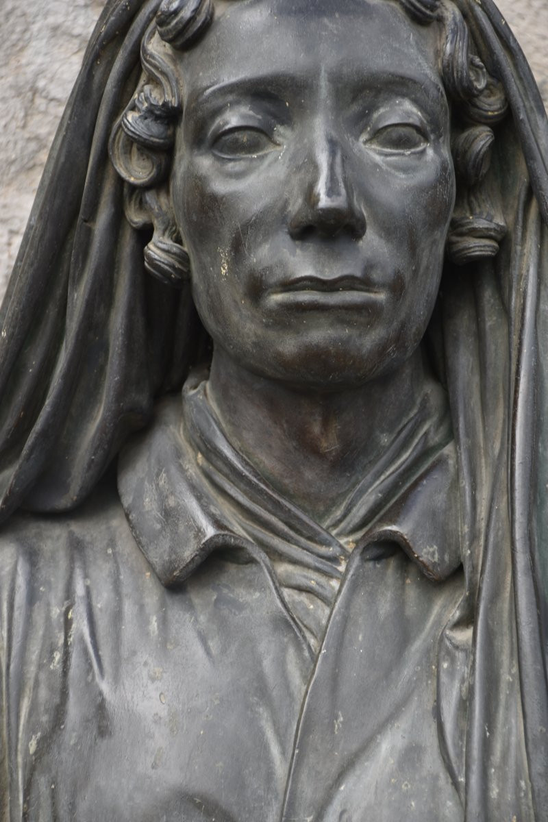 étienne-jules Ramey (paris, 1796 - 1852), Bust Of Veiled Figure (1822)-photo-2