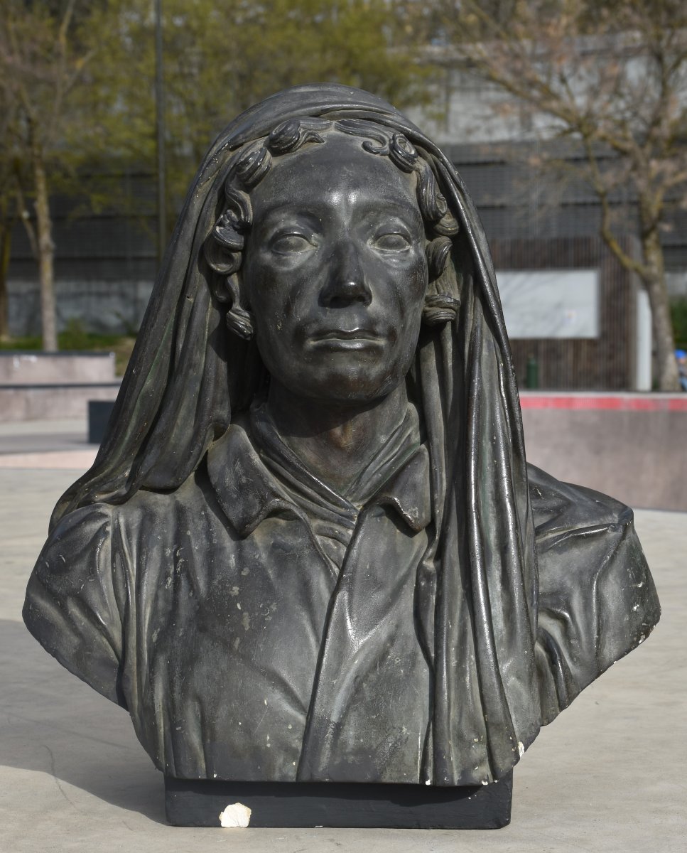 étienne-jules Ramey (paris, 1796 - 1852), Bust Of Veiled Figure (1822)-photo-4
